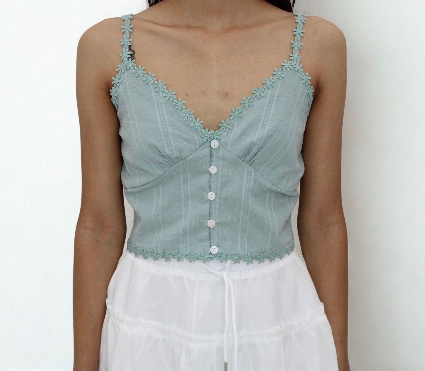 Zaya Blossom Tank – Mint