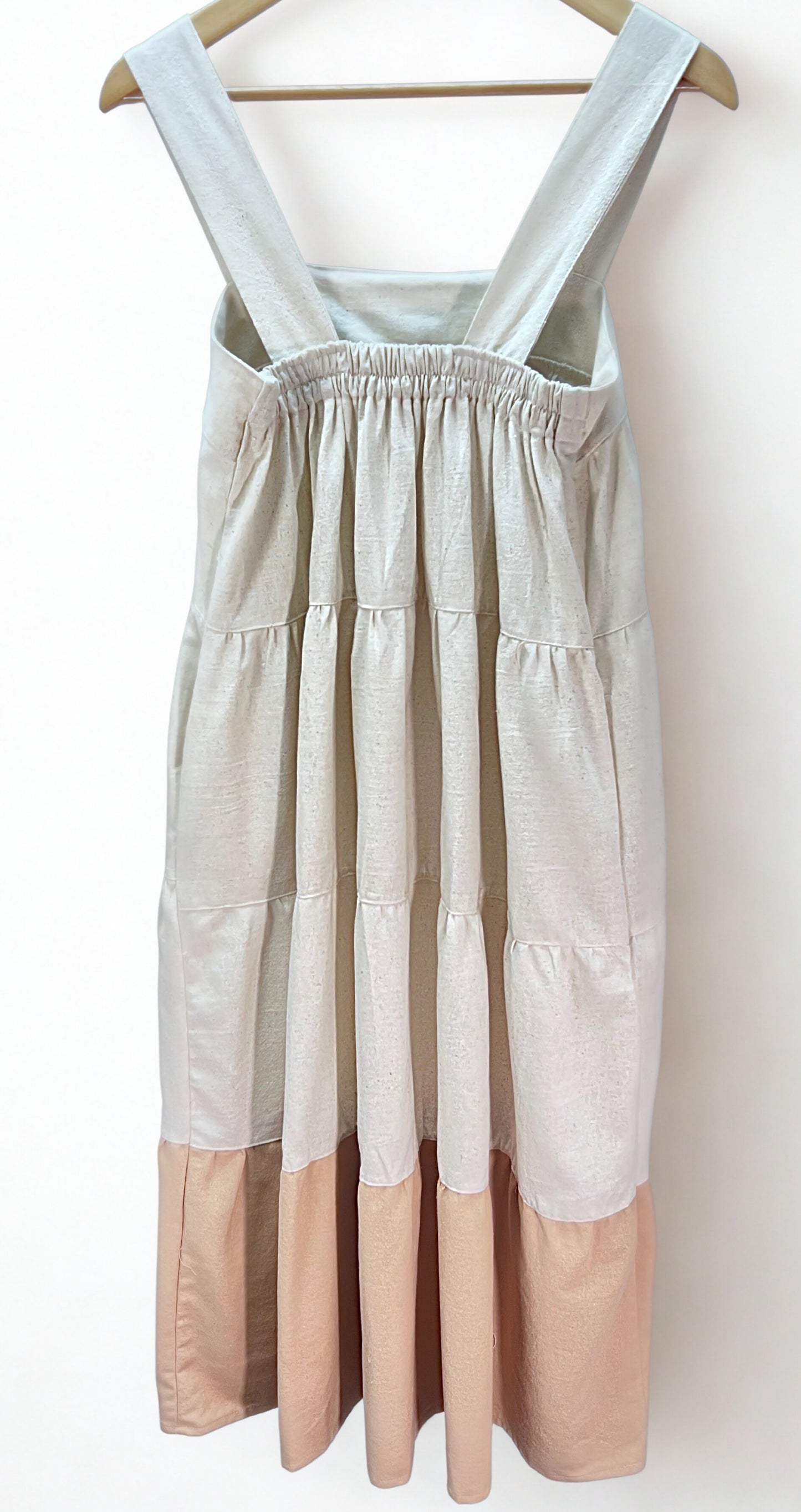 Earthy Tiered Cotton Maxi Dress