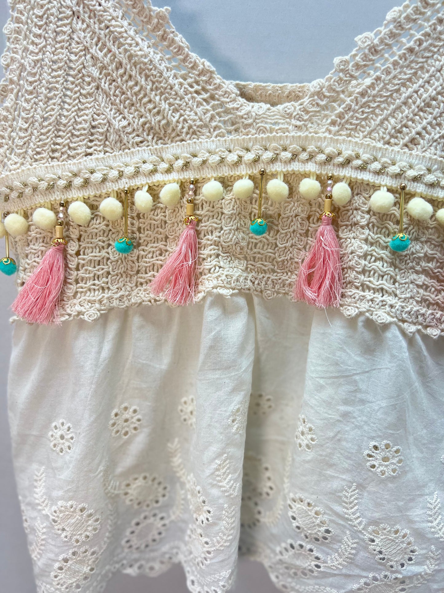 Liora Crochet Boho Top
