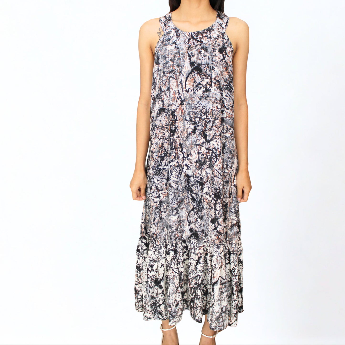 Midnight Carve Maxi Dress