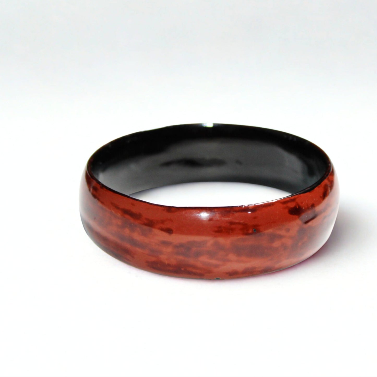 “Burnished Ember” Lacquerware Bangle – BNG12