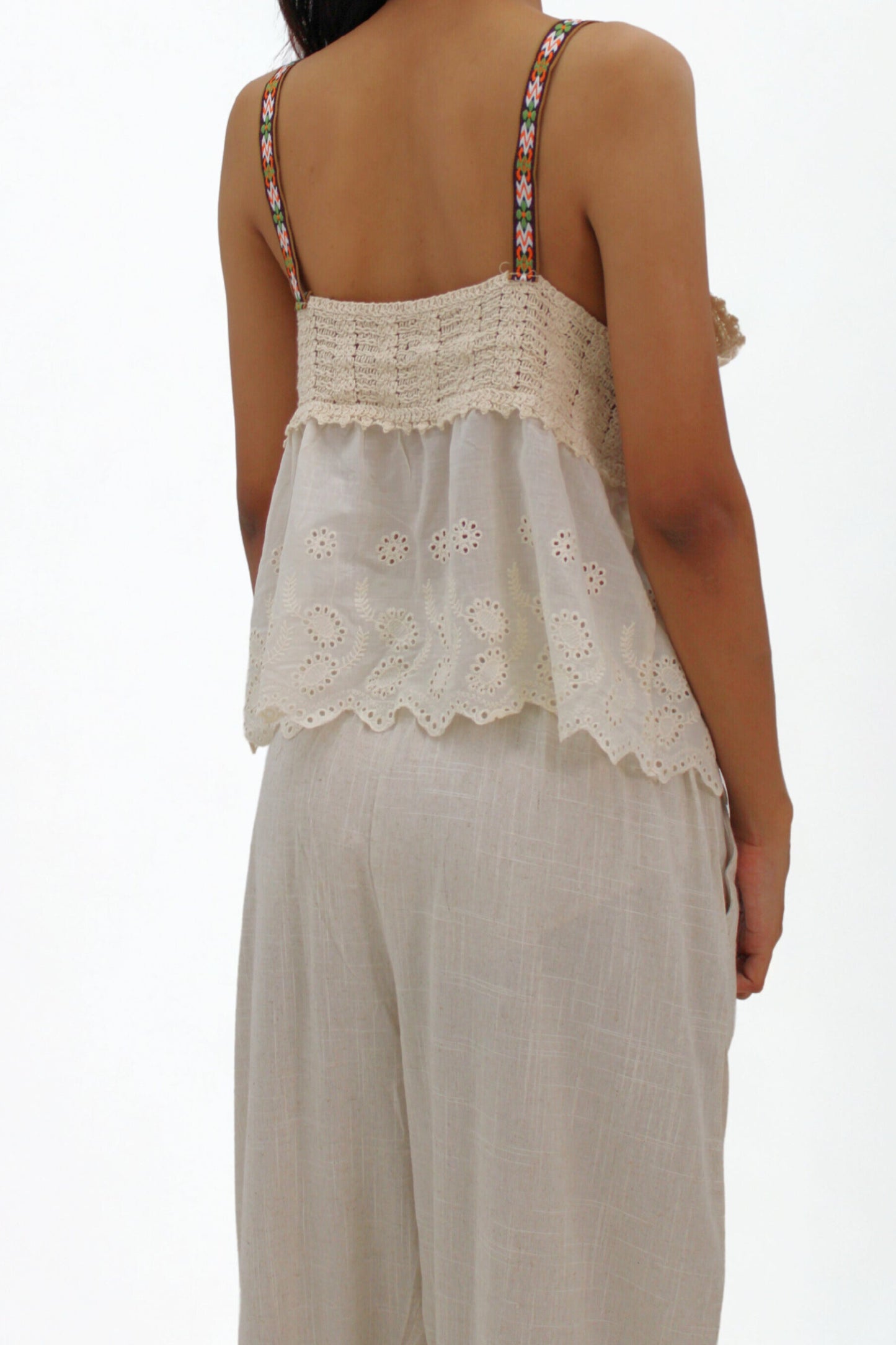 Liora Crochet Boho Top