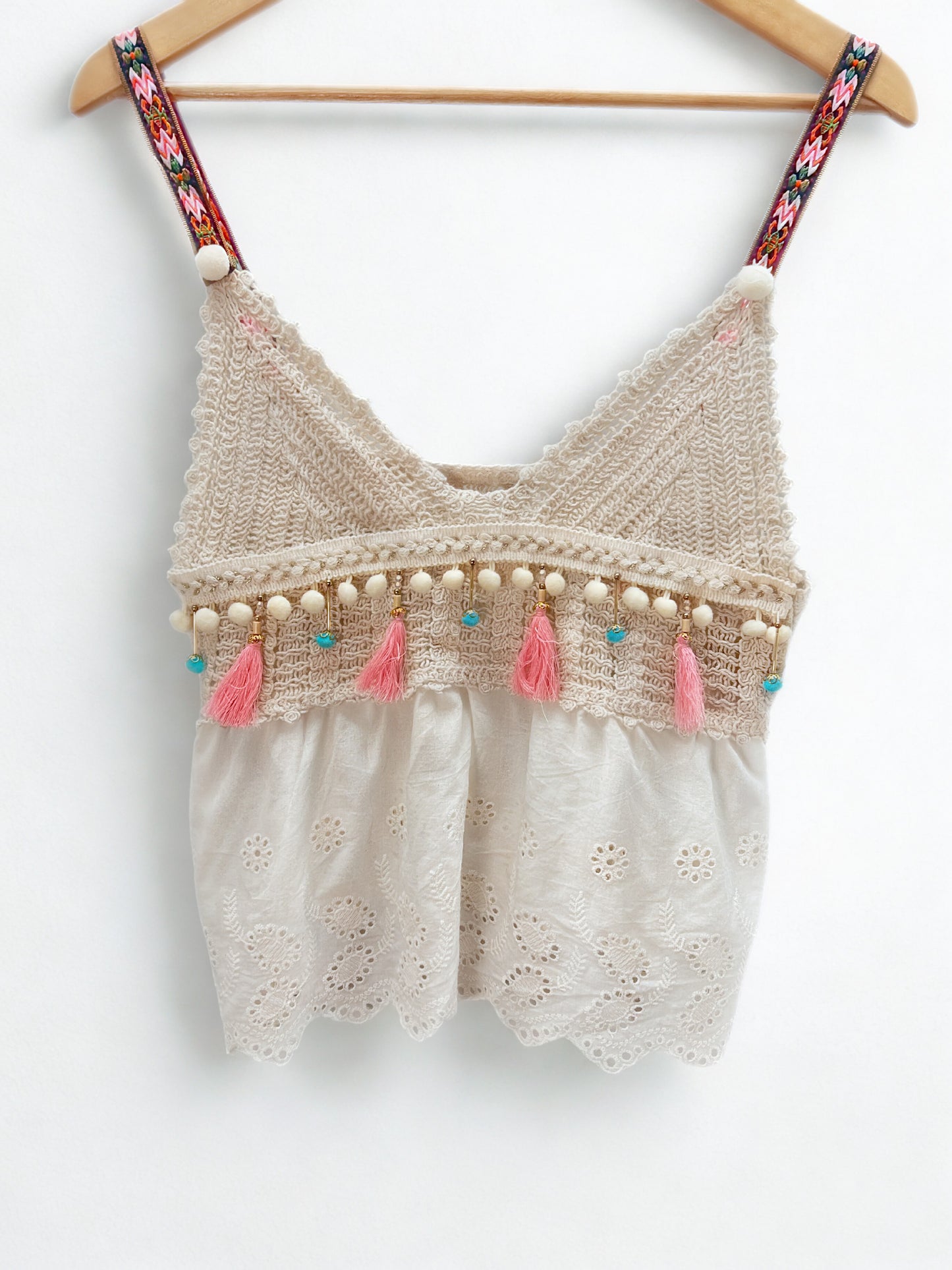 Liora Crochet Boho Top