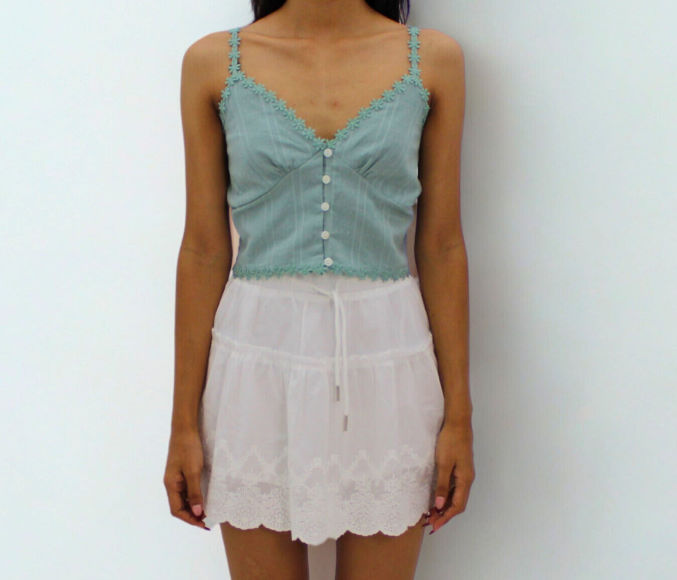 Zaya Blossom Tank – Mint