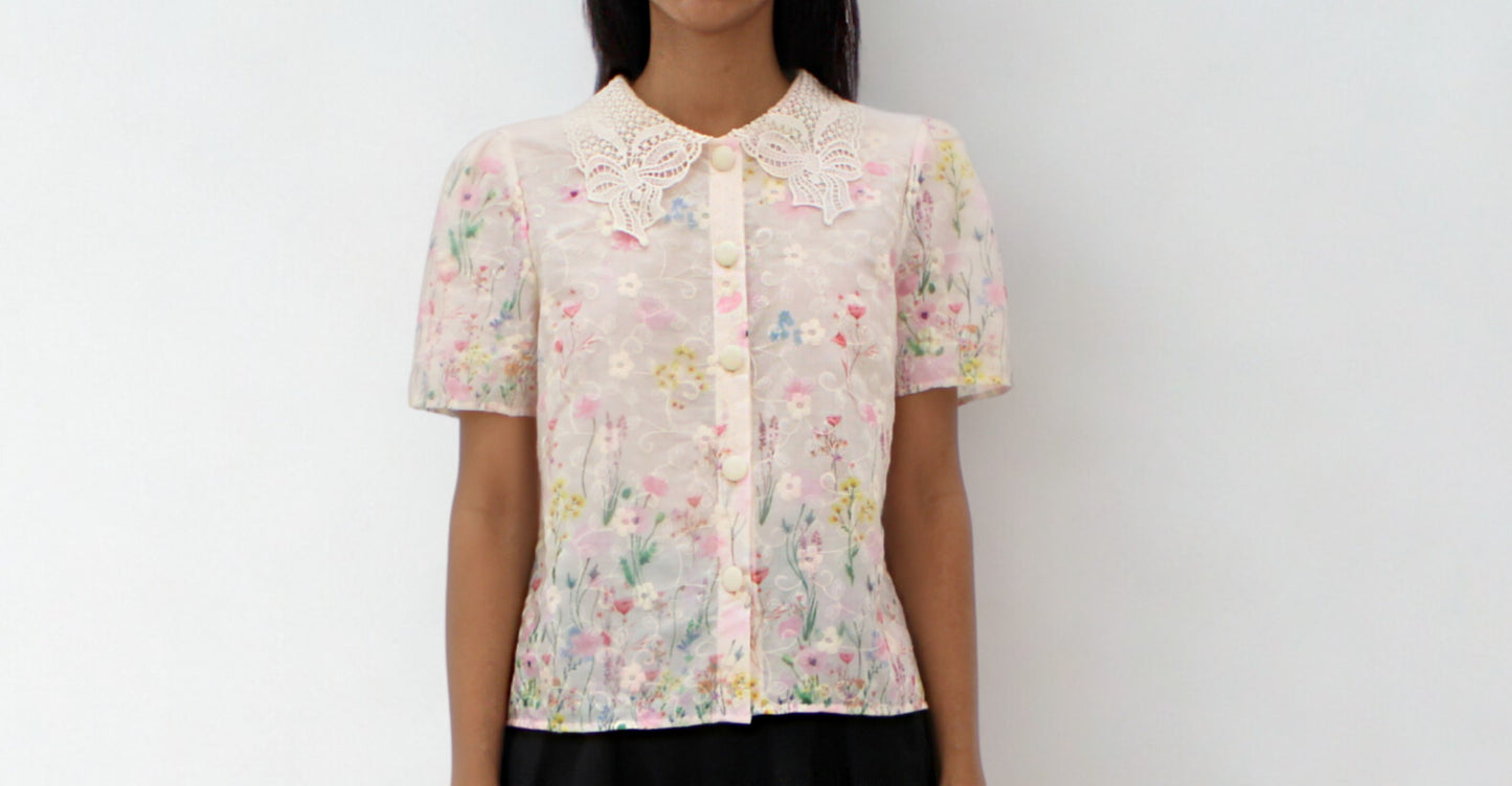 Fiora Petal Whisper Blouse