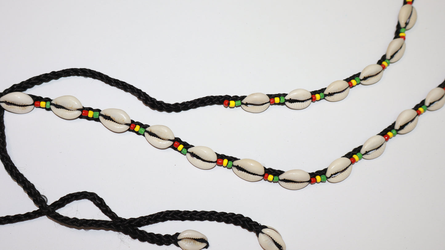 Island Roots Cowrie Belt – Handmade Tribal Beaded Waist Tie