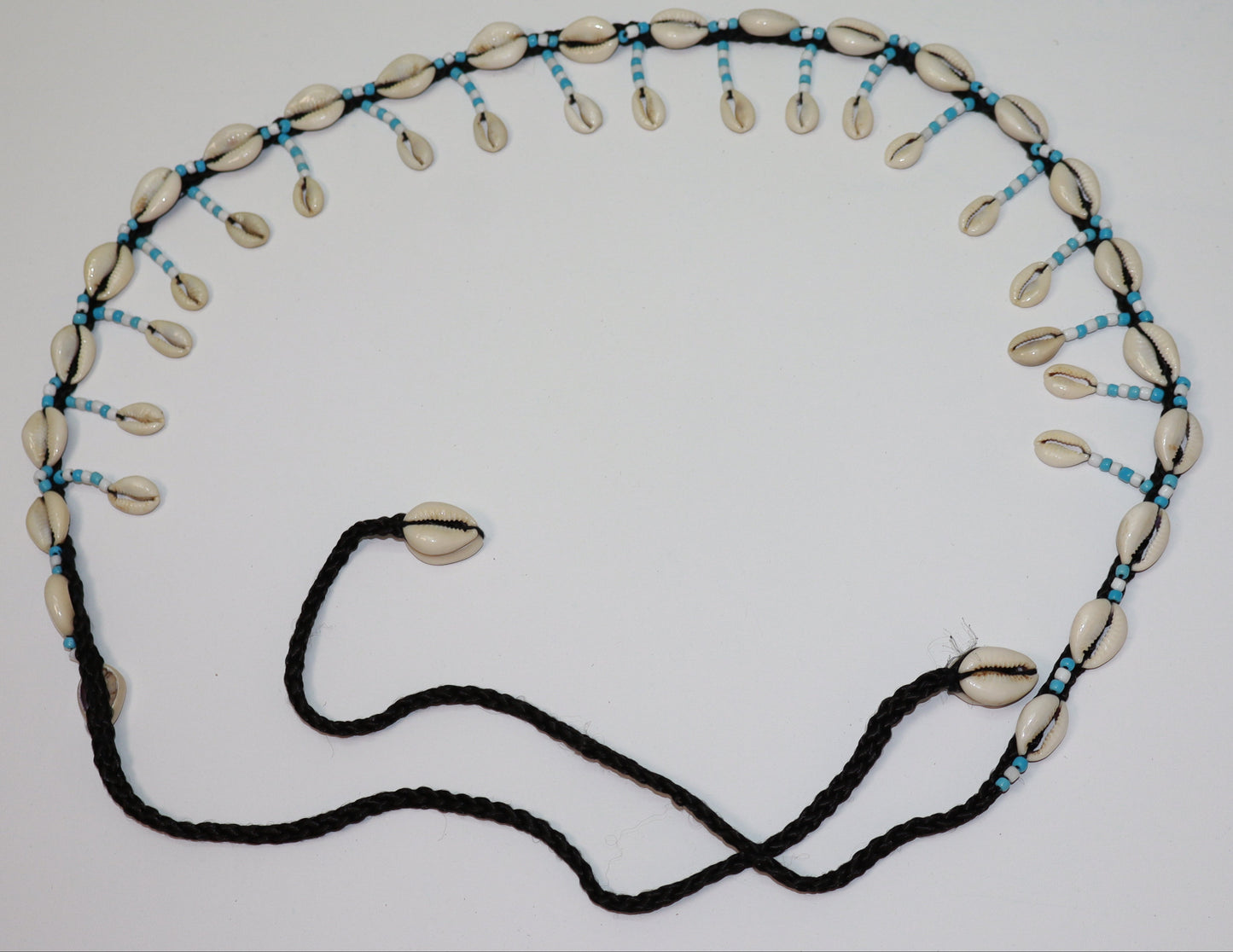 Turquoise Rhythm Cowrie Shell Belt