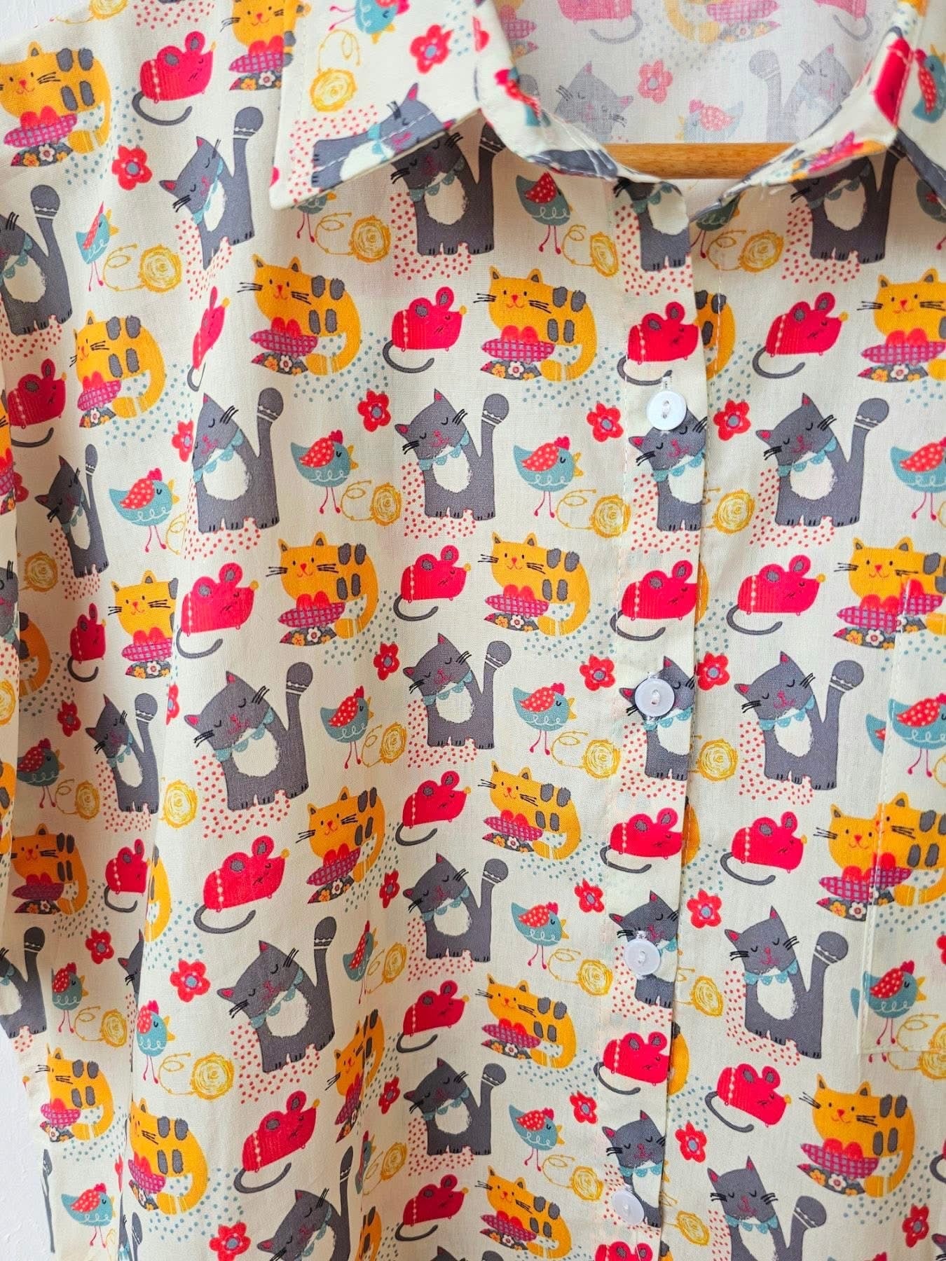 Critter Picnic Cotton Shirt