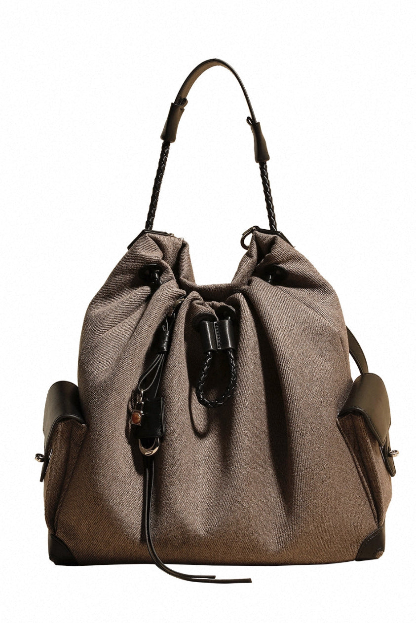 Canvas Bucket Bag