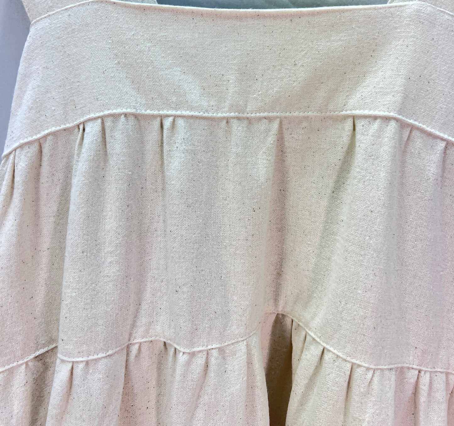 Earthy Tiered Cotton Maxi Dress