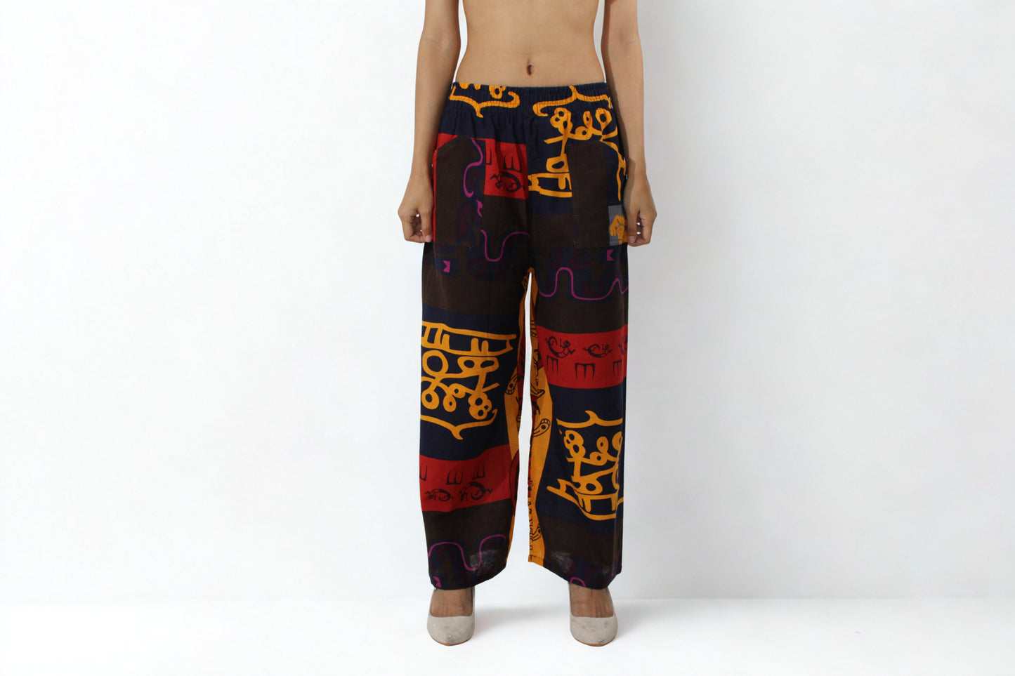 Street print pants-II
