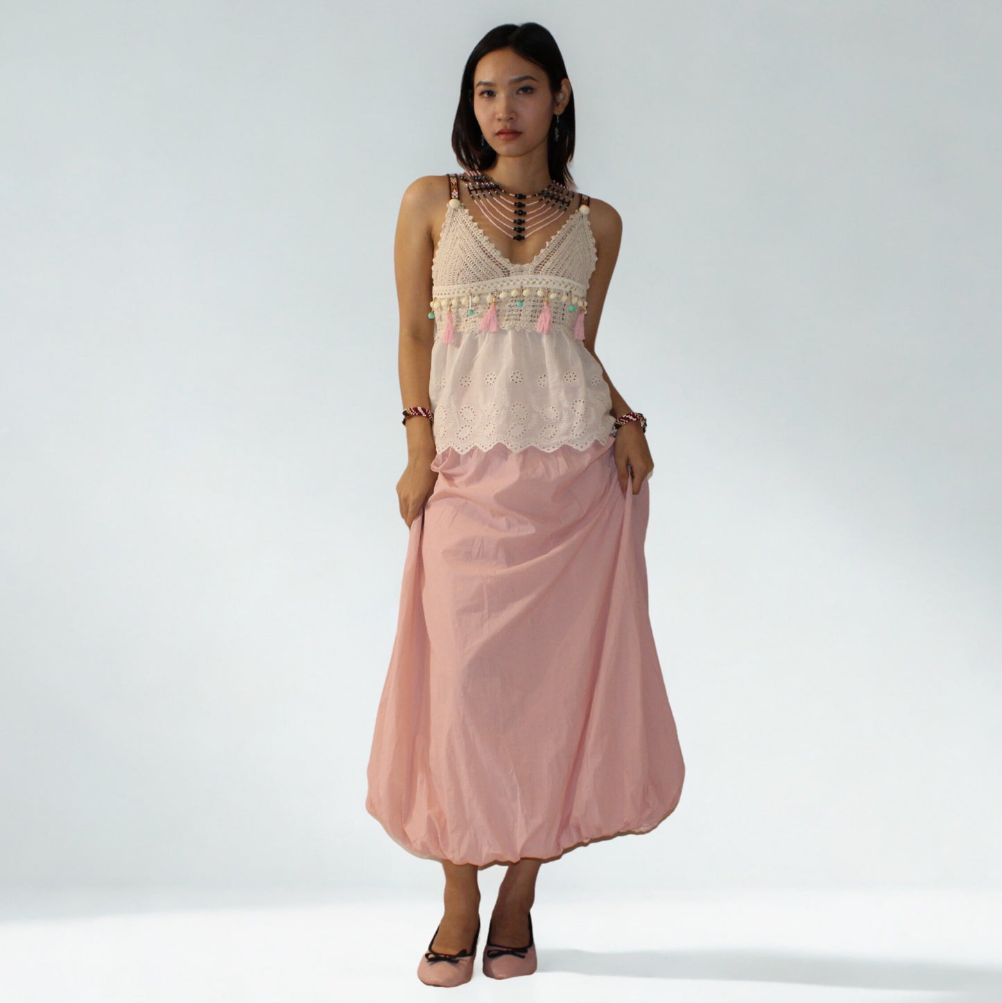 Liora Crochet Boho Top