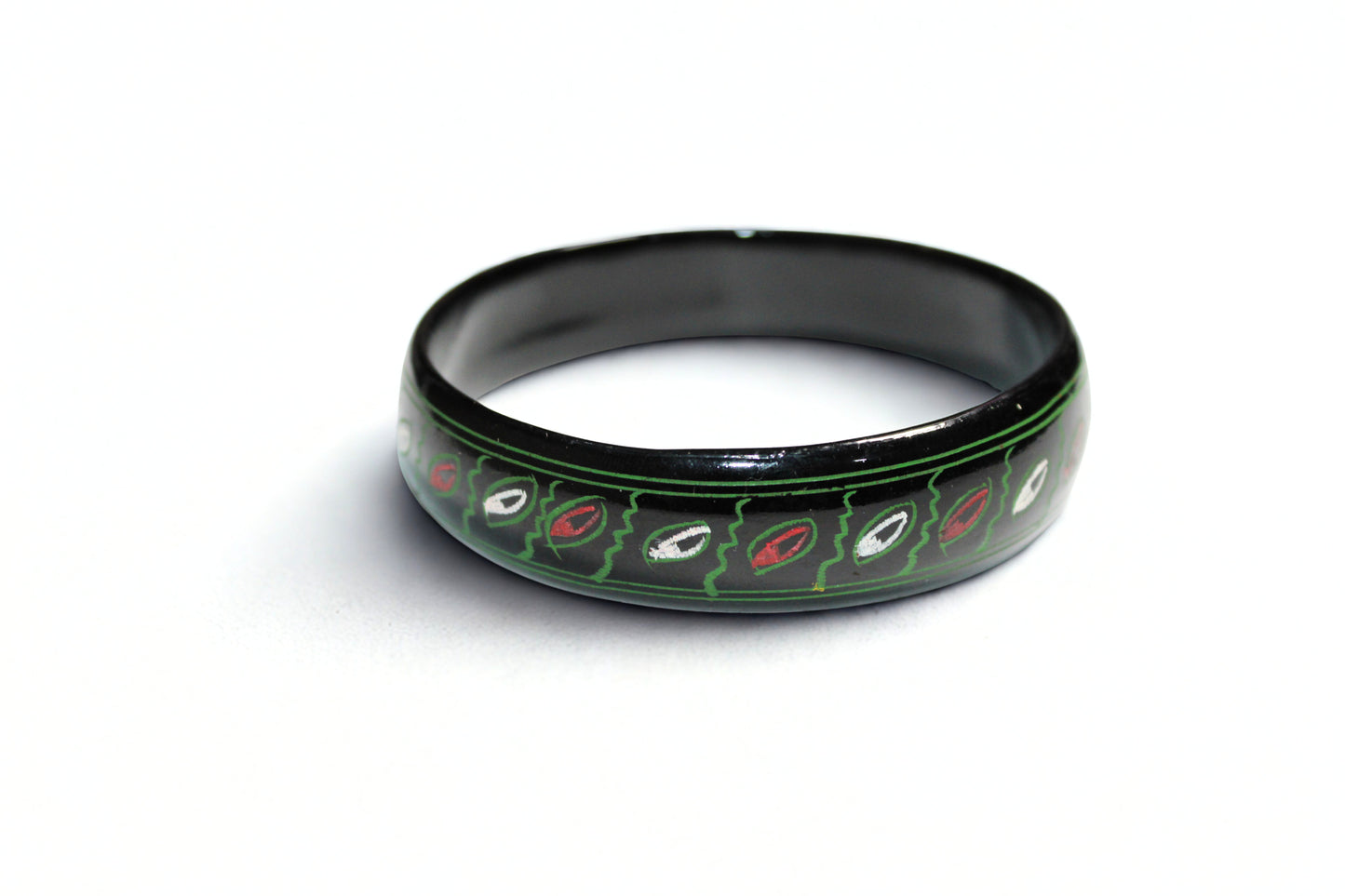 “Tribal Echo” Lacquerware Bangle – BNG07