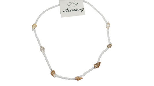 Ocean Whisper Beaded Shell Necklace