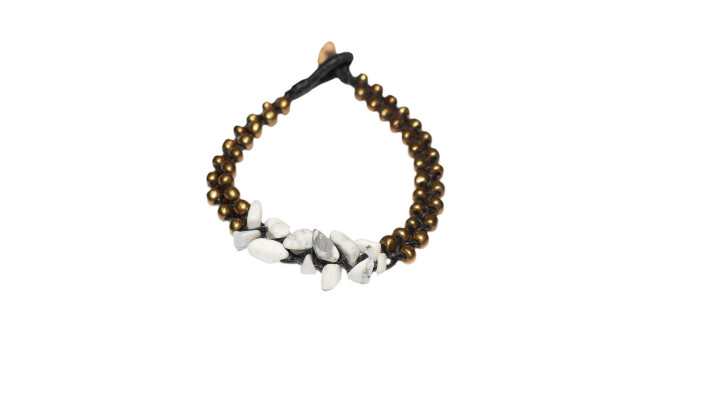 White Stone Earthbound Bracelet