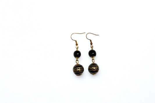 Midnight Waves Lacquer Earrings – ER10