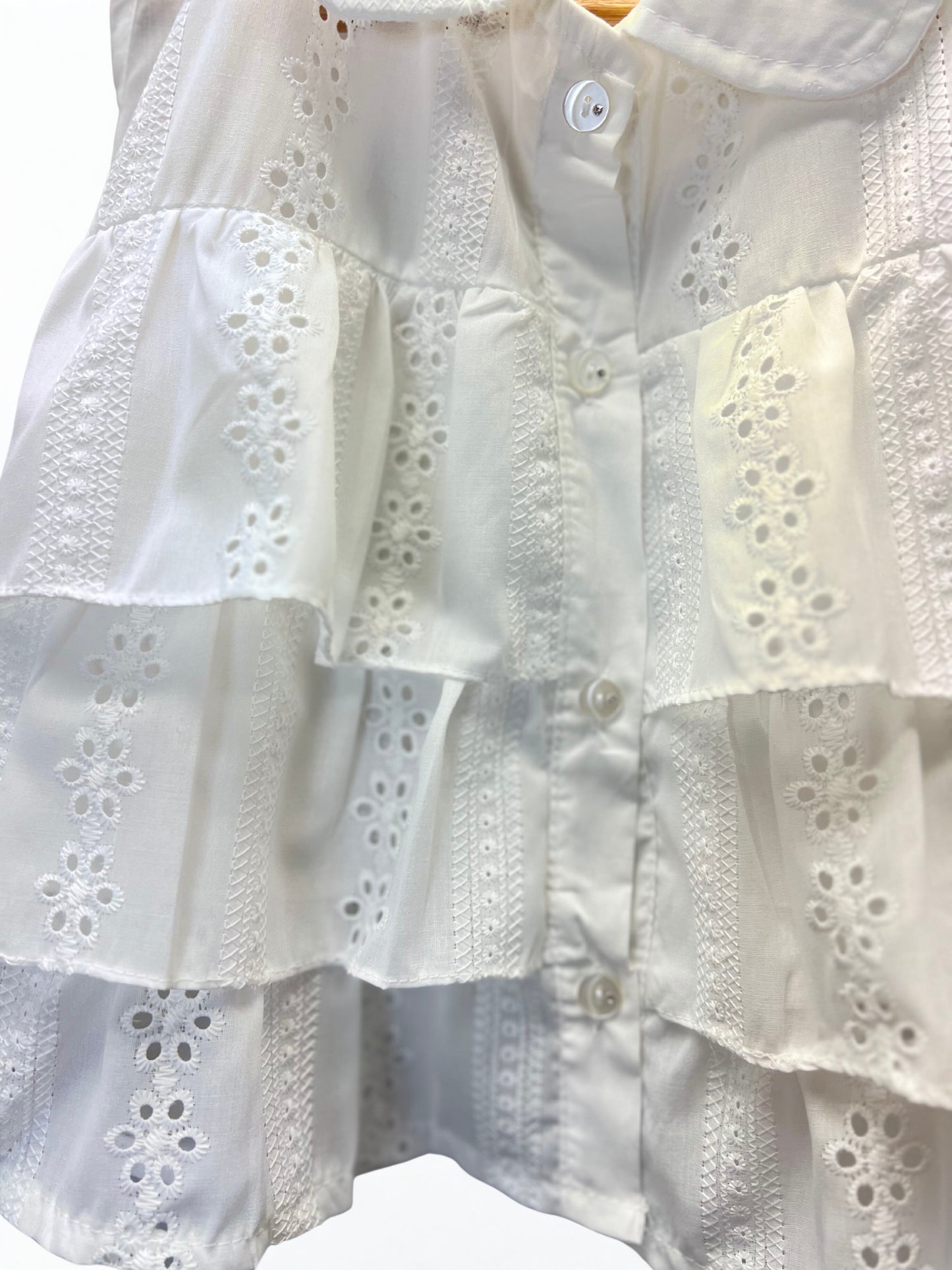 Isla Ruffle Eyelet Blouse