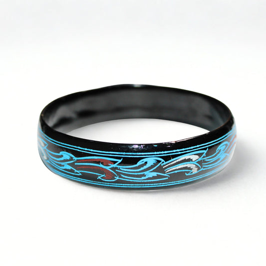 Sky Flame” Lacquerware Bangle – BNG08
