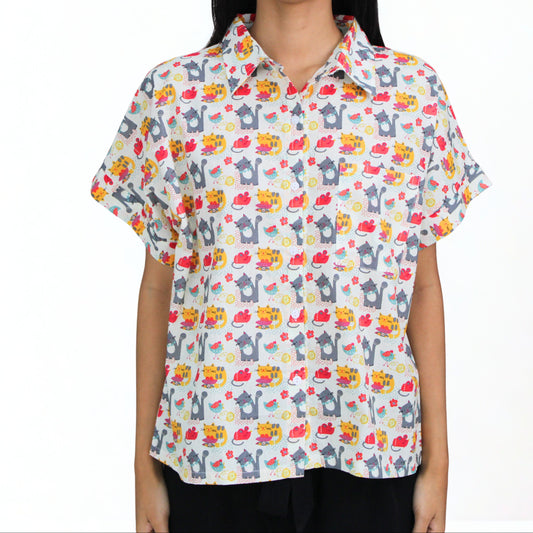 Critter Picnic Cotton Shirt