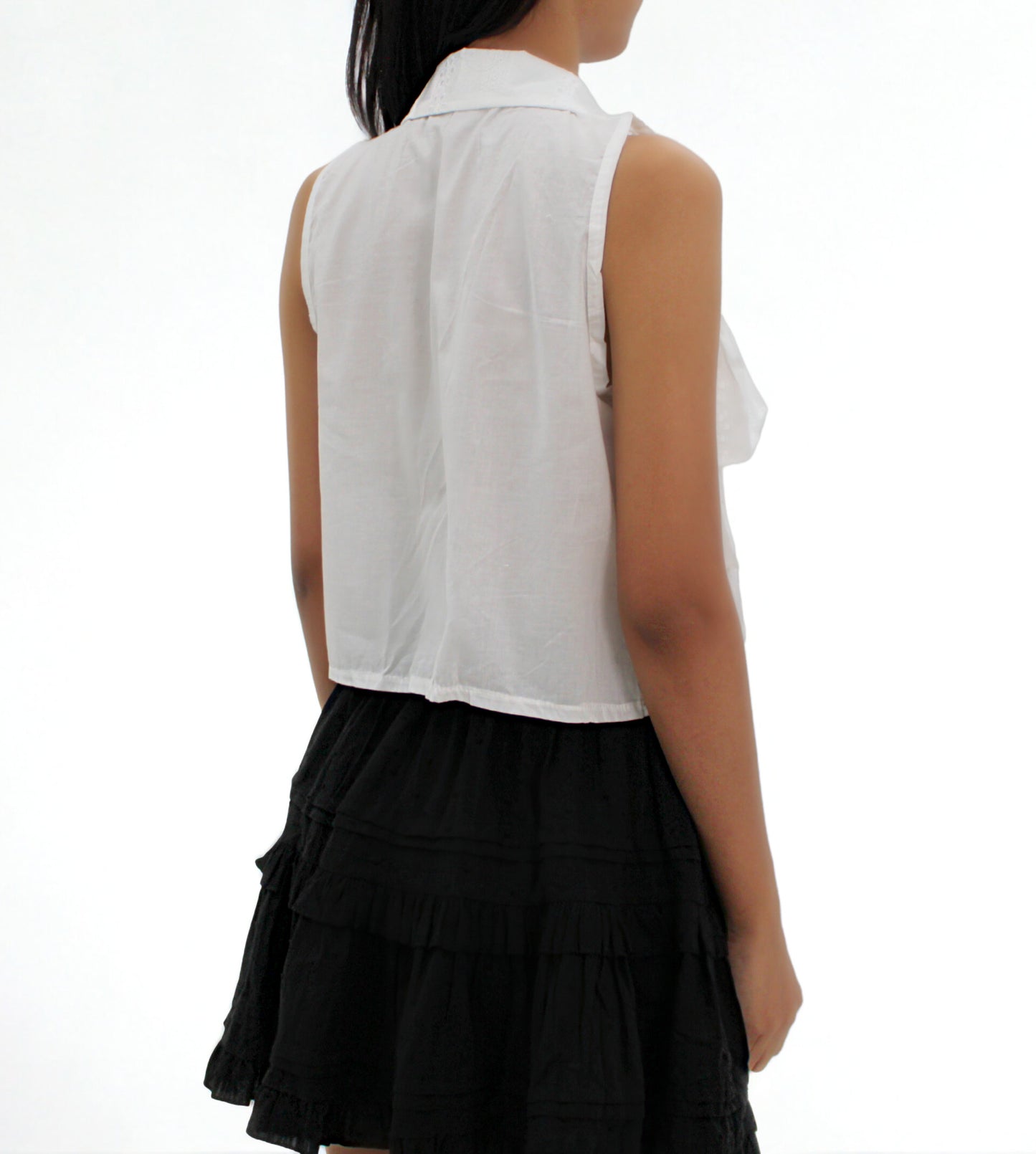Isla Ruffle Eyelet Blouse