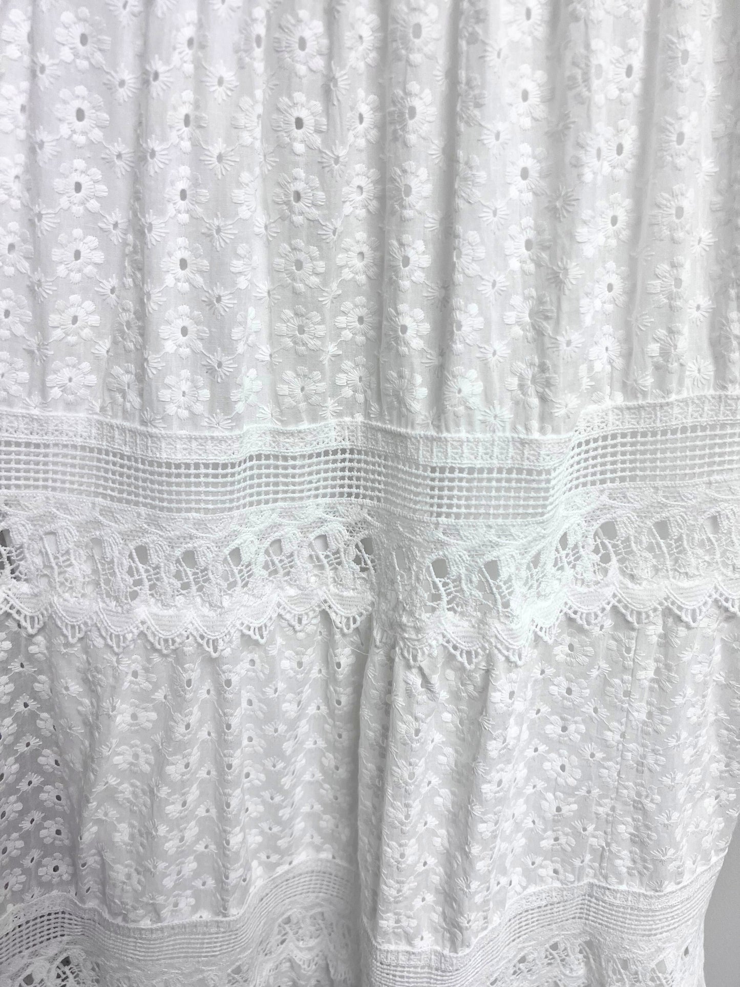Elira Cotton Eyelet Skirt
