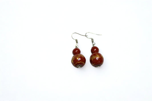 Golden Vine Gourd Earrings – ER08