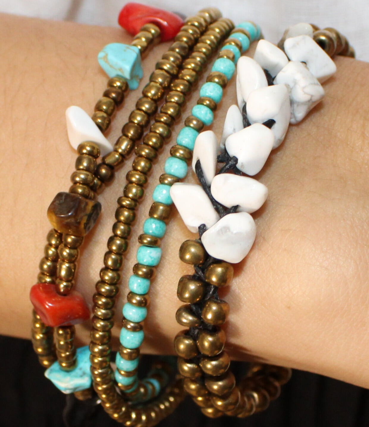 White Stone Earthbound Bracelet
