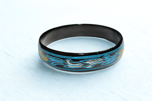 Skyflow” Lacquerware Bangle – BNG06