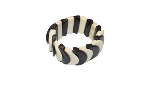 Tide Curve Wood Bracelet
