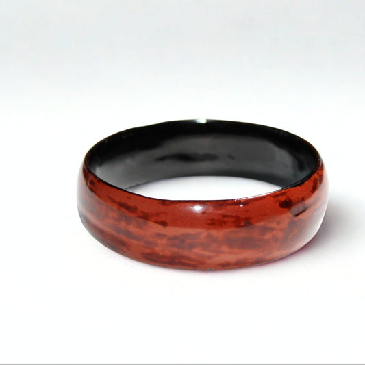 “Burnished Ember” Lacquerware Bangle – BNG12