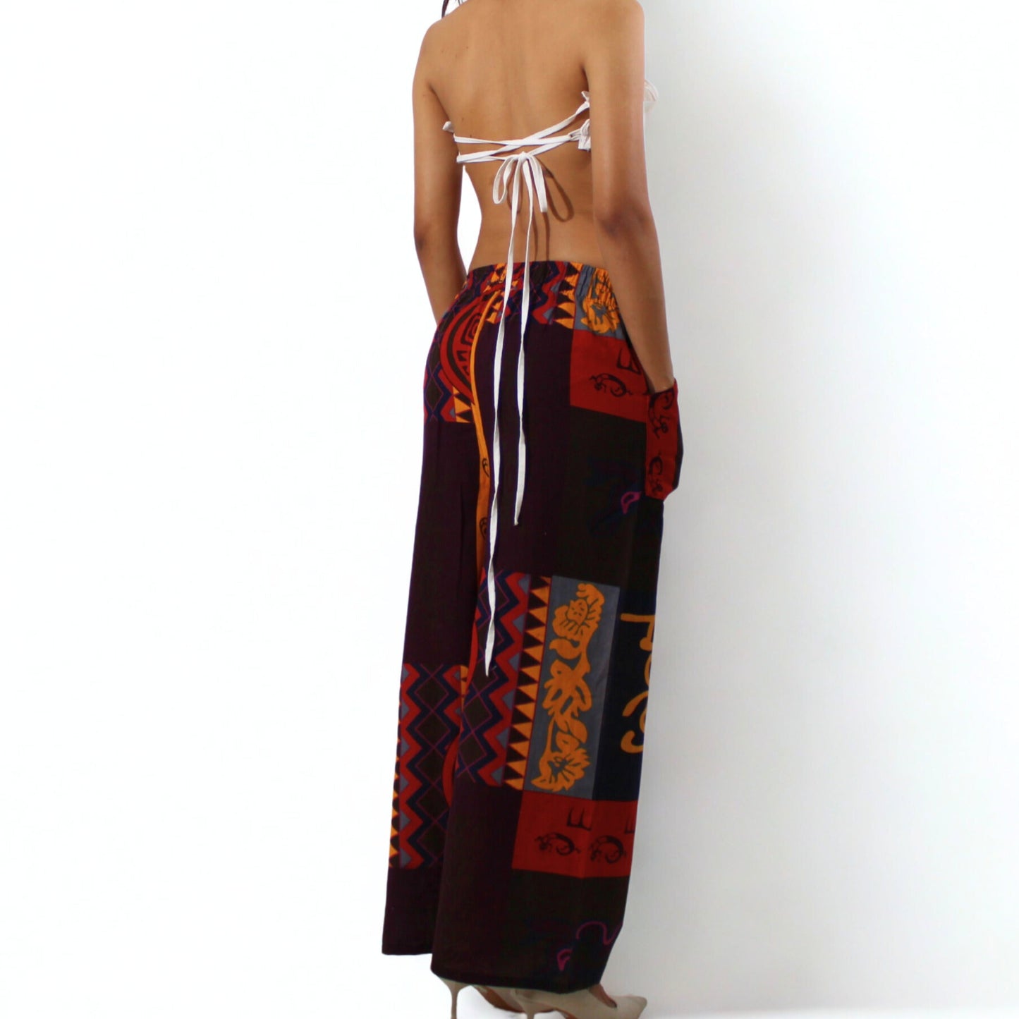 Street print pants-II
