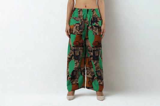 Street print pants