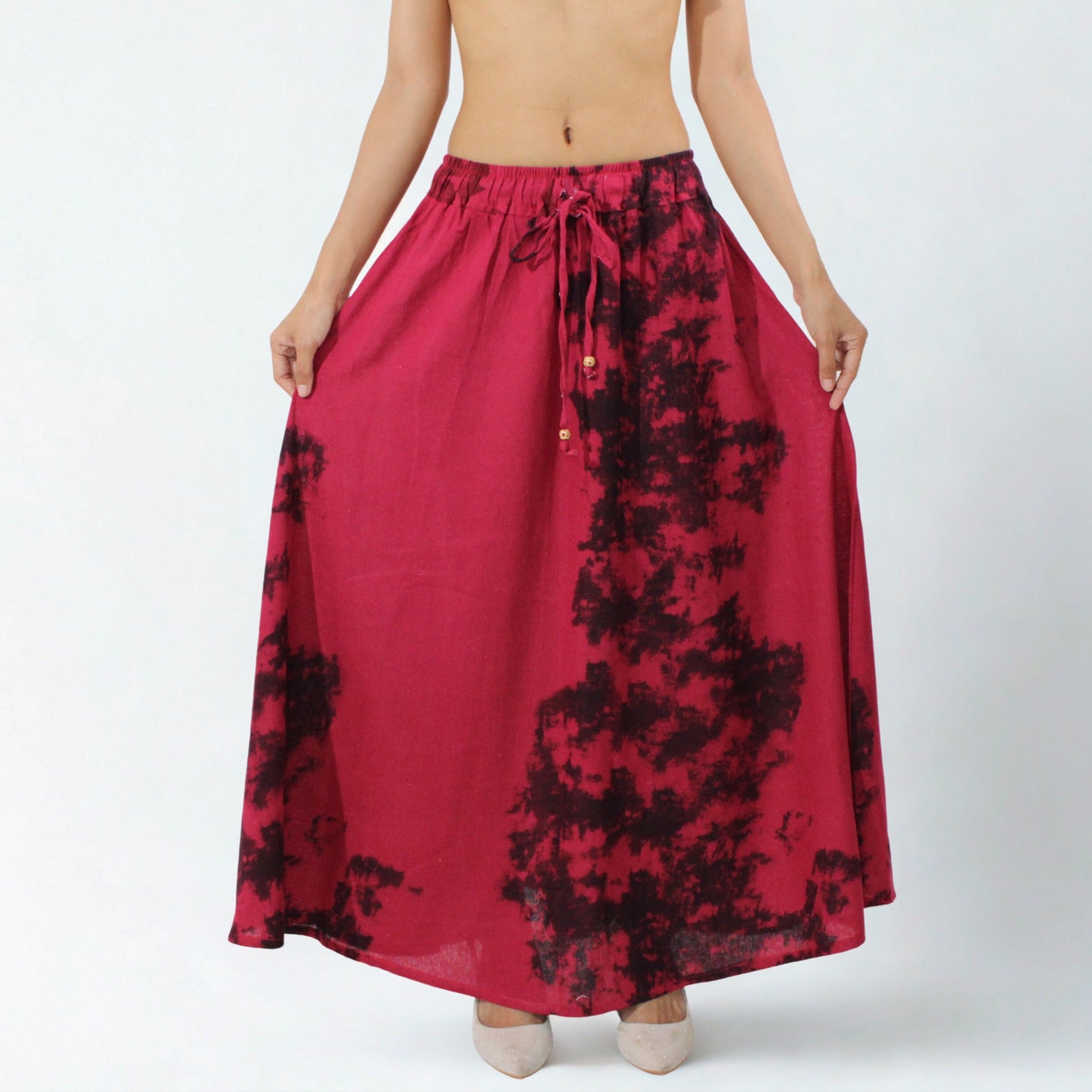 Cotton Maxi Skirt – Handwoven Boho Style