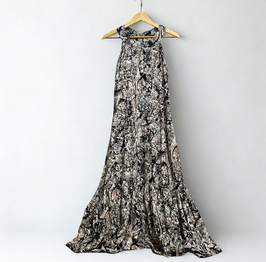 Midnight Carve Maxi Dress