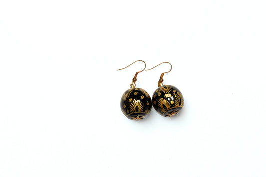 Golden Palm Bloom Earrings – ER12