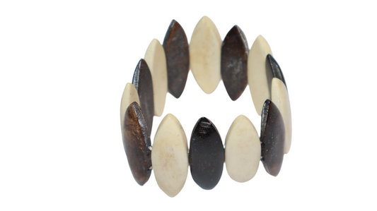 Spear Leaf Wood Bracelet
