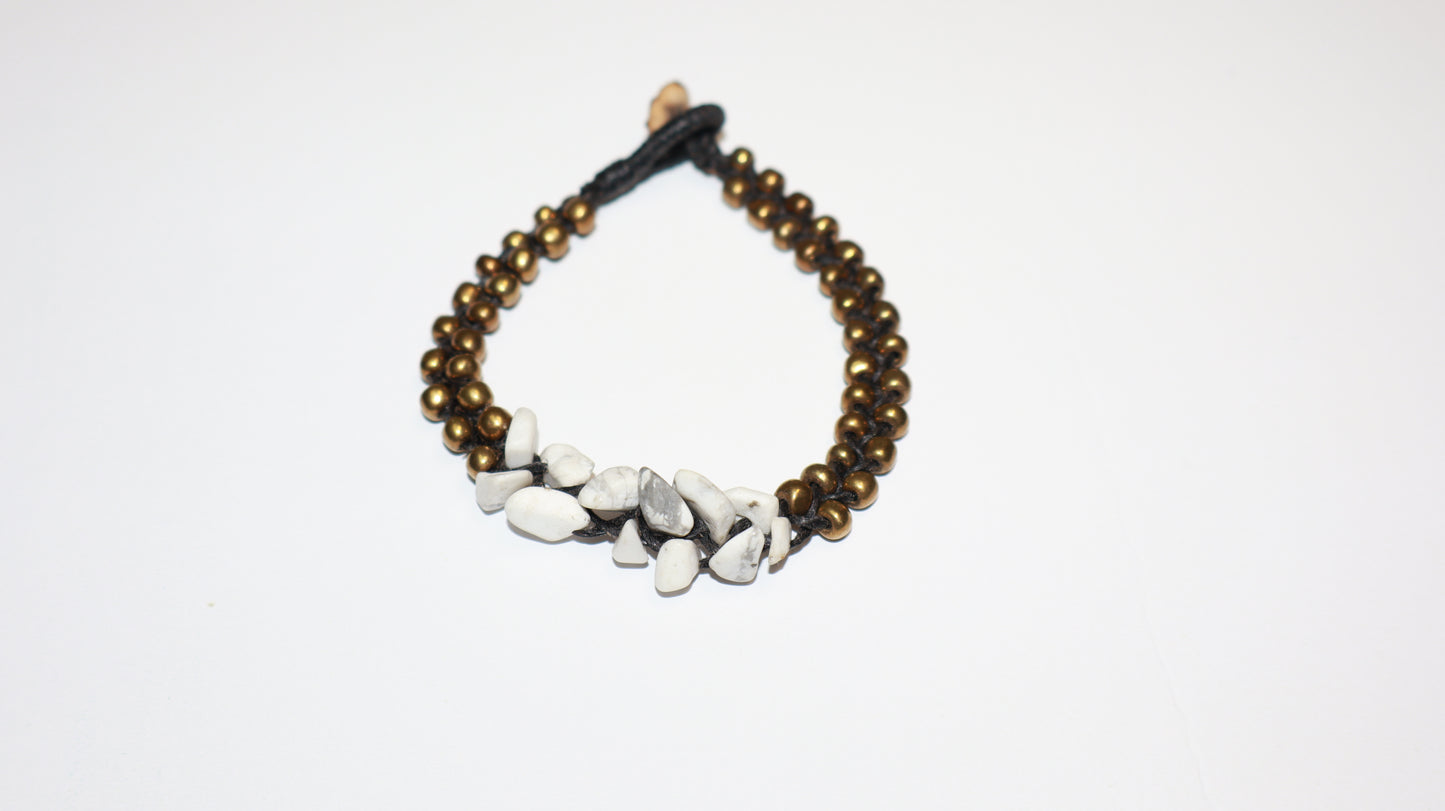White Stone Earthbound Bracelet