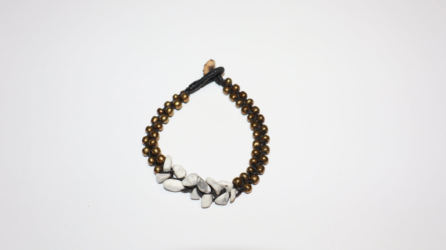 White Stone Earthbound Bracelet