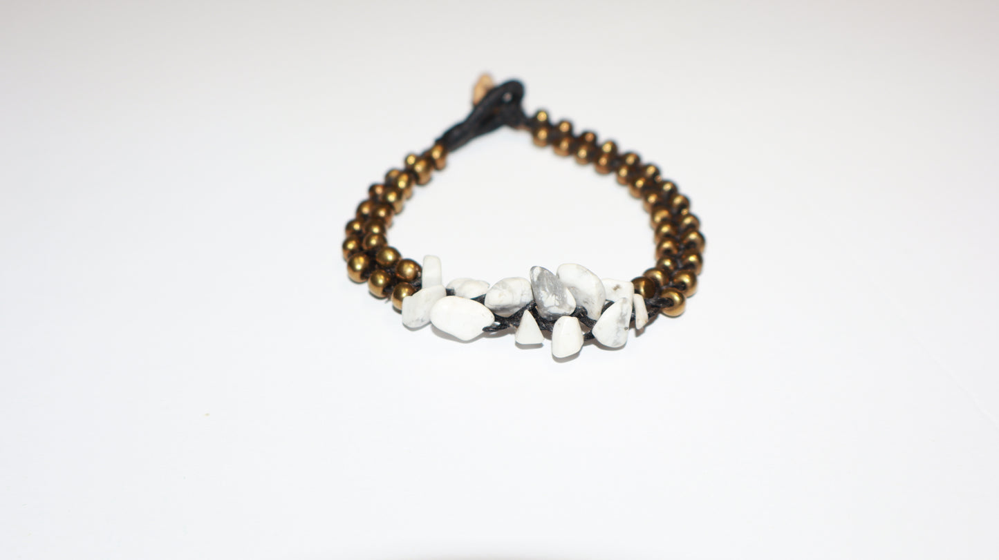 White Stone Earthbound Bracelet