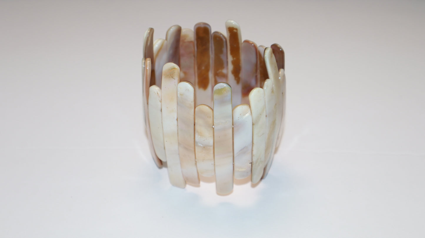 Seashell Gleam Cuff Bracelet