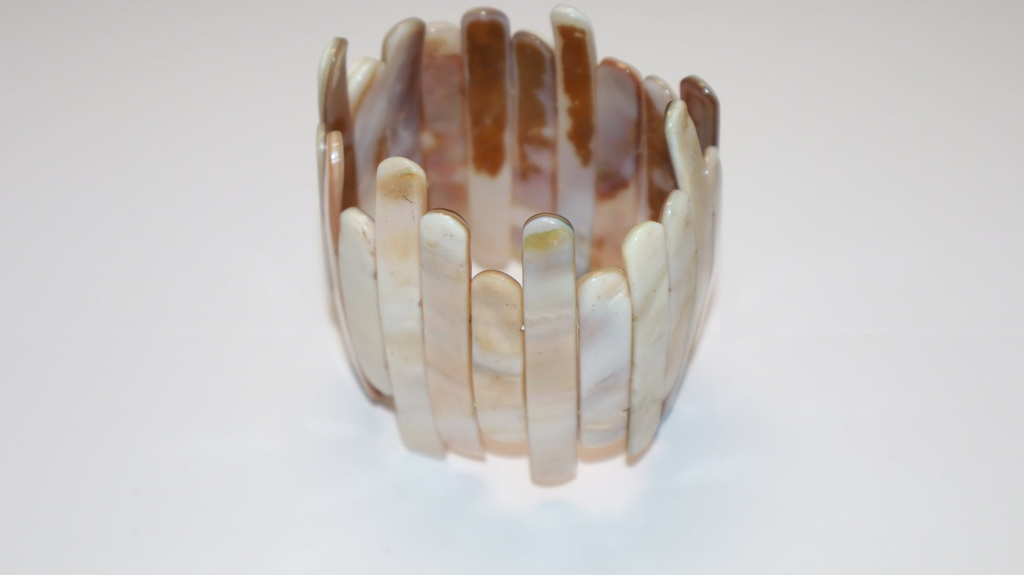 Seashell Gleam Cuff Bracelet