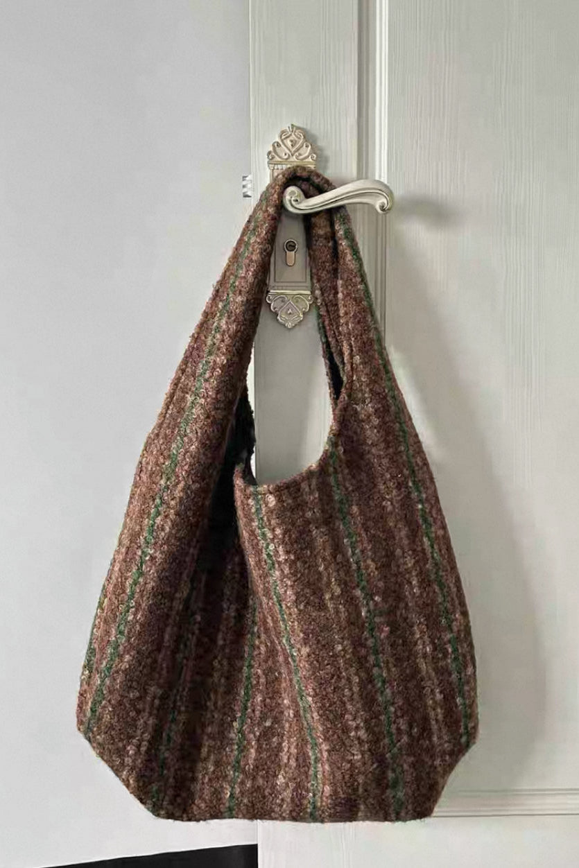 Cocoa Meadow Knit Tote