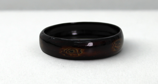 Midnight Horn Bangle – Handmade from Myanmar Yun Craft