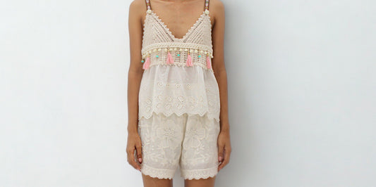 Liora Crochet Boho Top