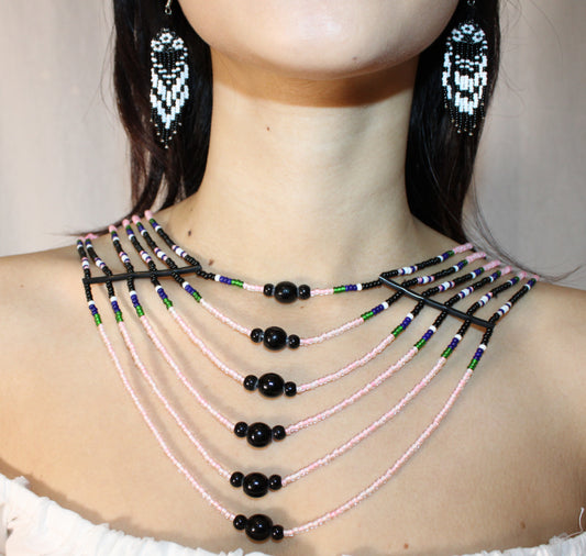 Kaya – Multistrand Beaded Necklace