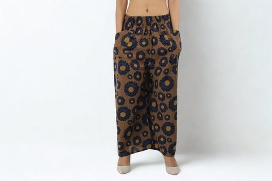 Cotton Wide-Leg Pant-BB