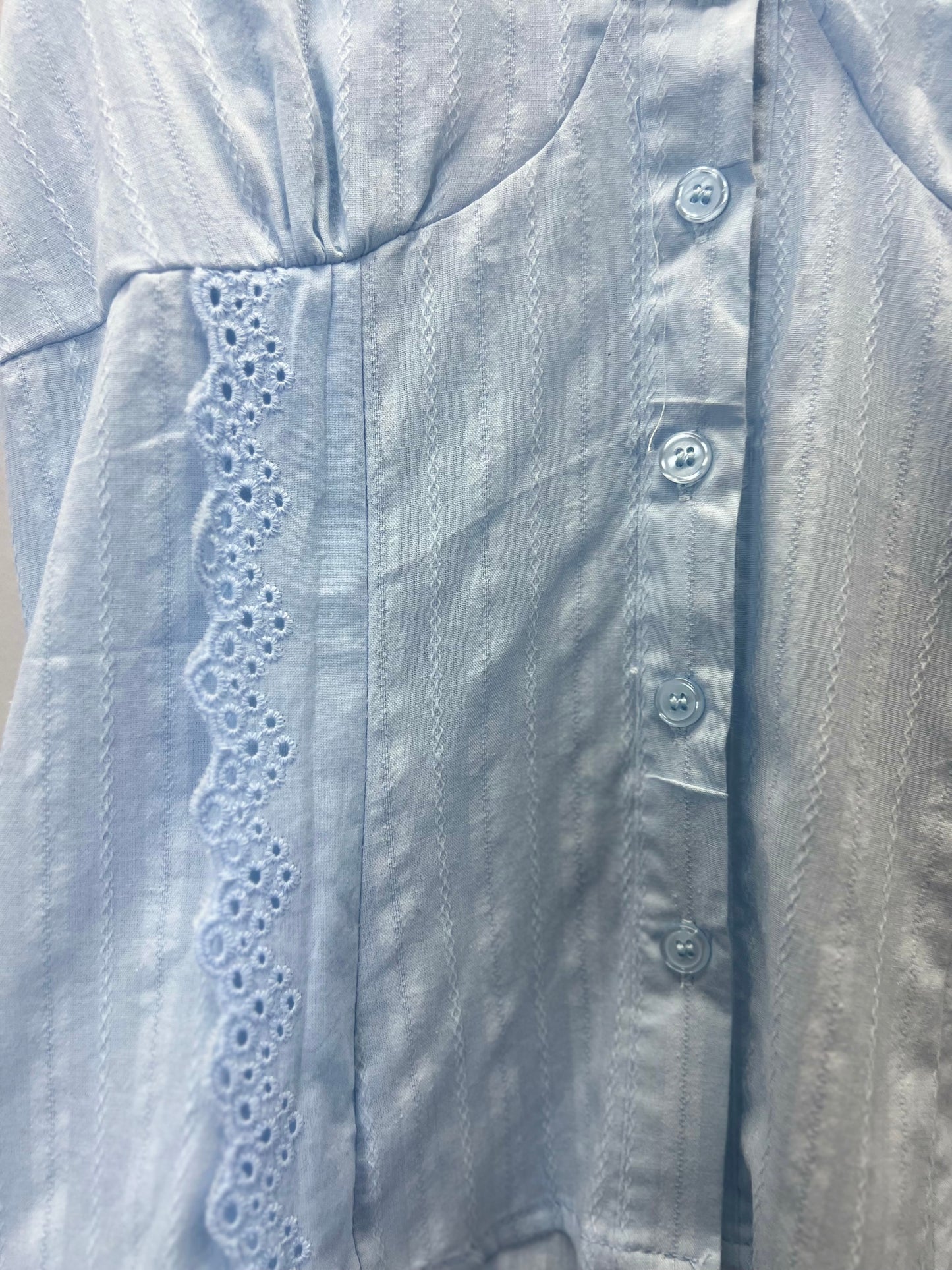 Celeste Sleeveless Eyelet Shirt