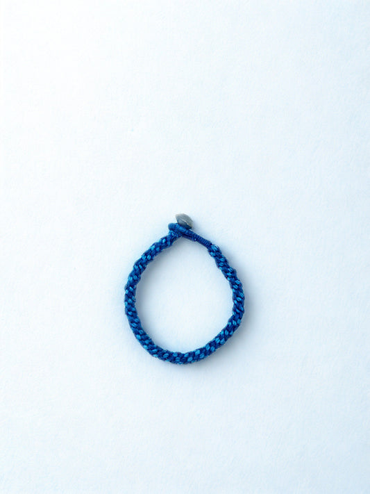 Handmade Braided Fiber Bracelet – Green, Brown, Blue,red