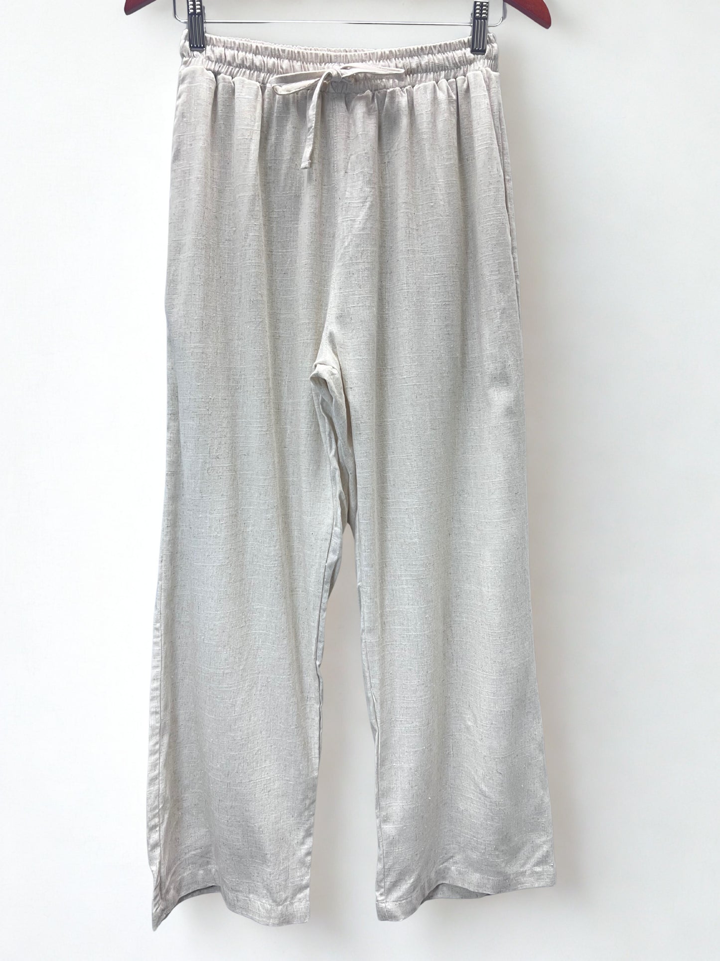 Coastal Breeze Linen Pants – Natural Sand