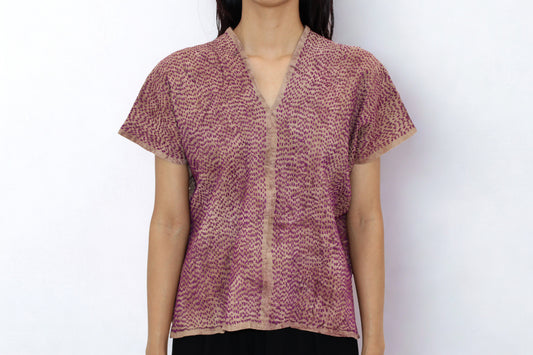Rare Artisan Cotton Blouse – Handwoven Heritage Craft